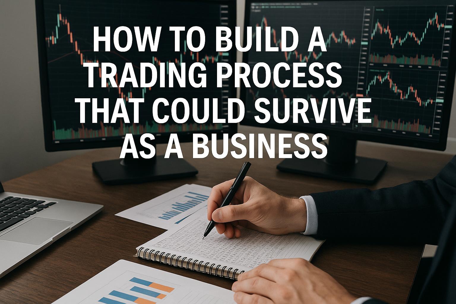 How to build a trading process that could survive as a business