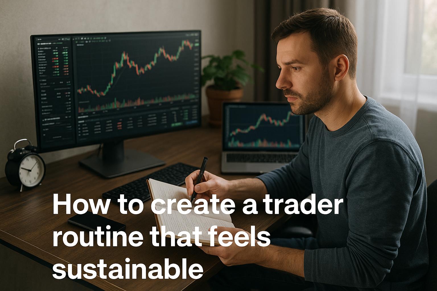 How to create a trader routine that feels sustainable