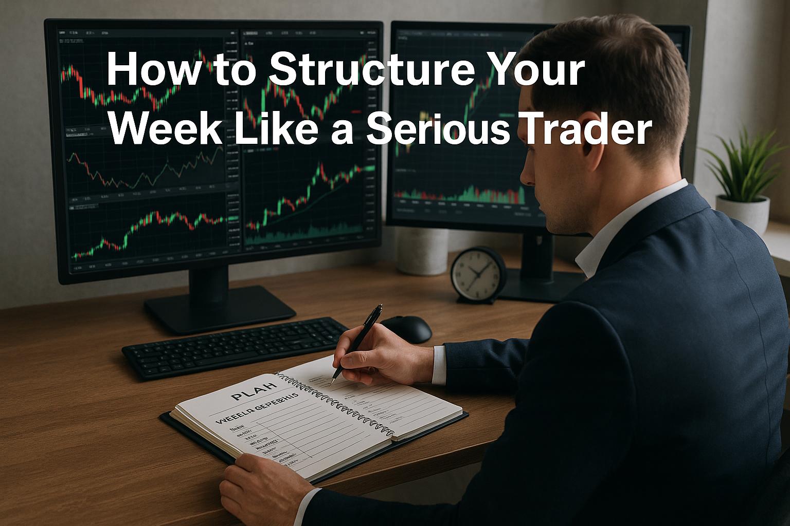 How to structure your week like a serious trader